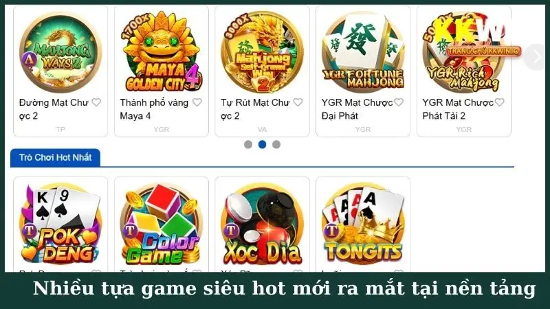 Nhiều tựa game siêu hot mới ra mắt tại nền tảng