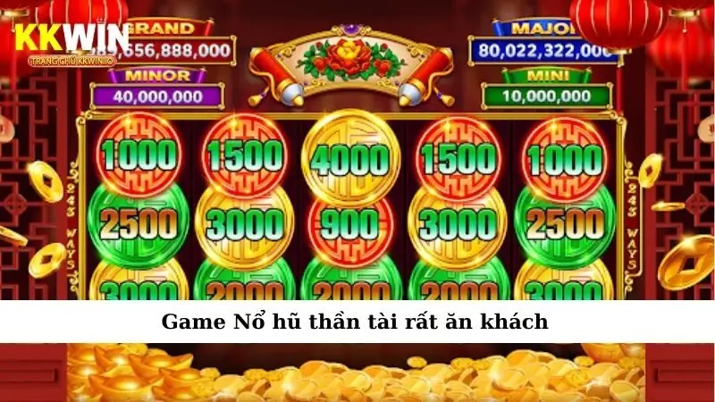 Game Nổ hũ thần tài rất ăn khách