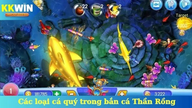 Các loại cá quý trong bắn cá Thần Rồng