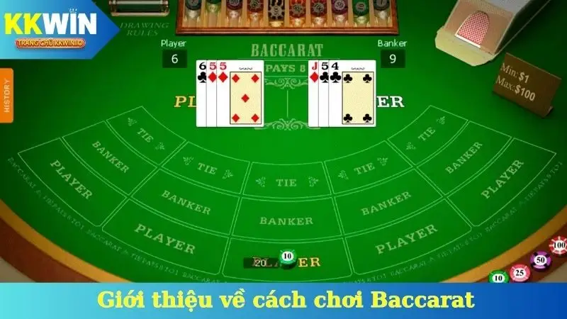 Giới thiệu về cách chơi Baccarat