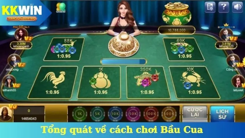 Tổng quát về cách chơi Bầu Cua 
